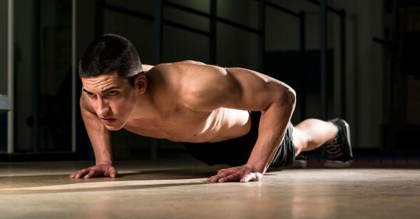 Paul Push -Ups - Esercizi necessari per l'osteocondosi della regione del brusco